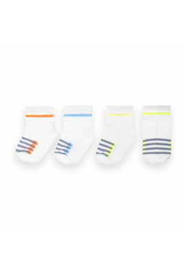 Детские носки для мальчика NSM-360 размер (от 0-6 месяцев) (90360) Белый