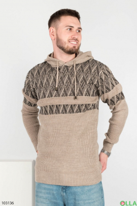 Чоловічий светр з капюшоном