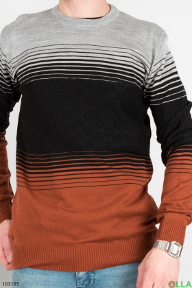 Чоловічий триколірний светр