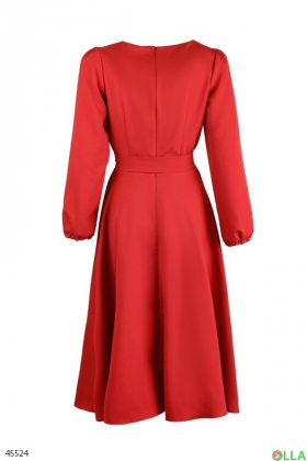 Women's red dress