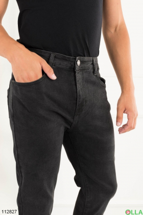Men's black jeans