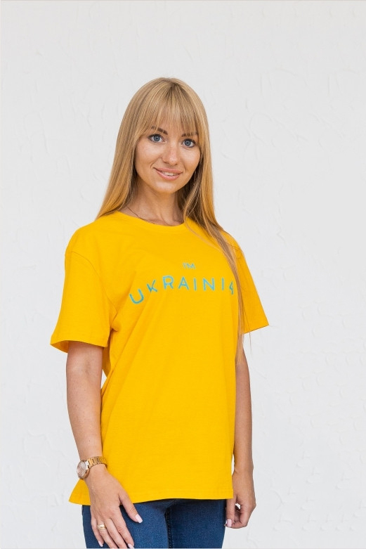 Жіноча футболка "Я - українка"