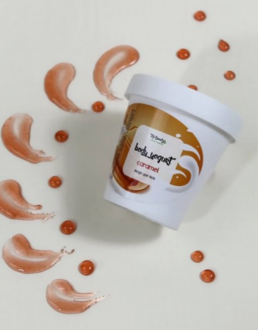 Натуральний зволожувальний йогурт для тіла Top Beauty "Карамель" 200 мл