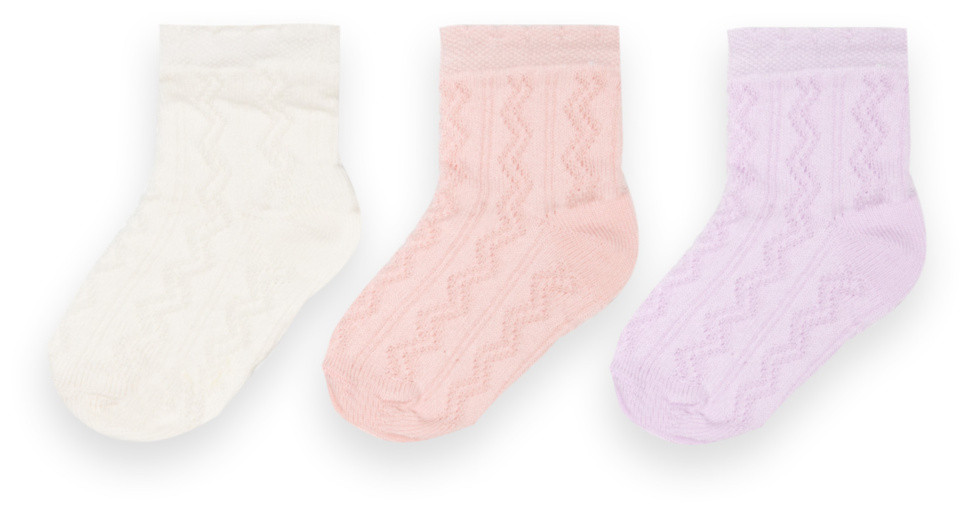 Детские ажурные носки для девочки NSD-450 размер (90450) Разные цвета
