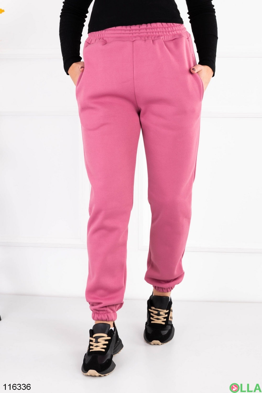 Women's warm pink sweatpants batal И-008-1 - buy cheap in the
