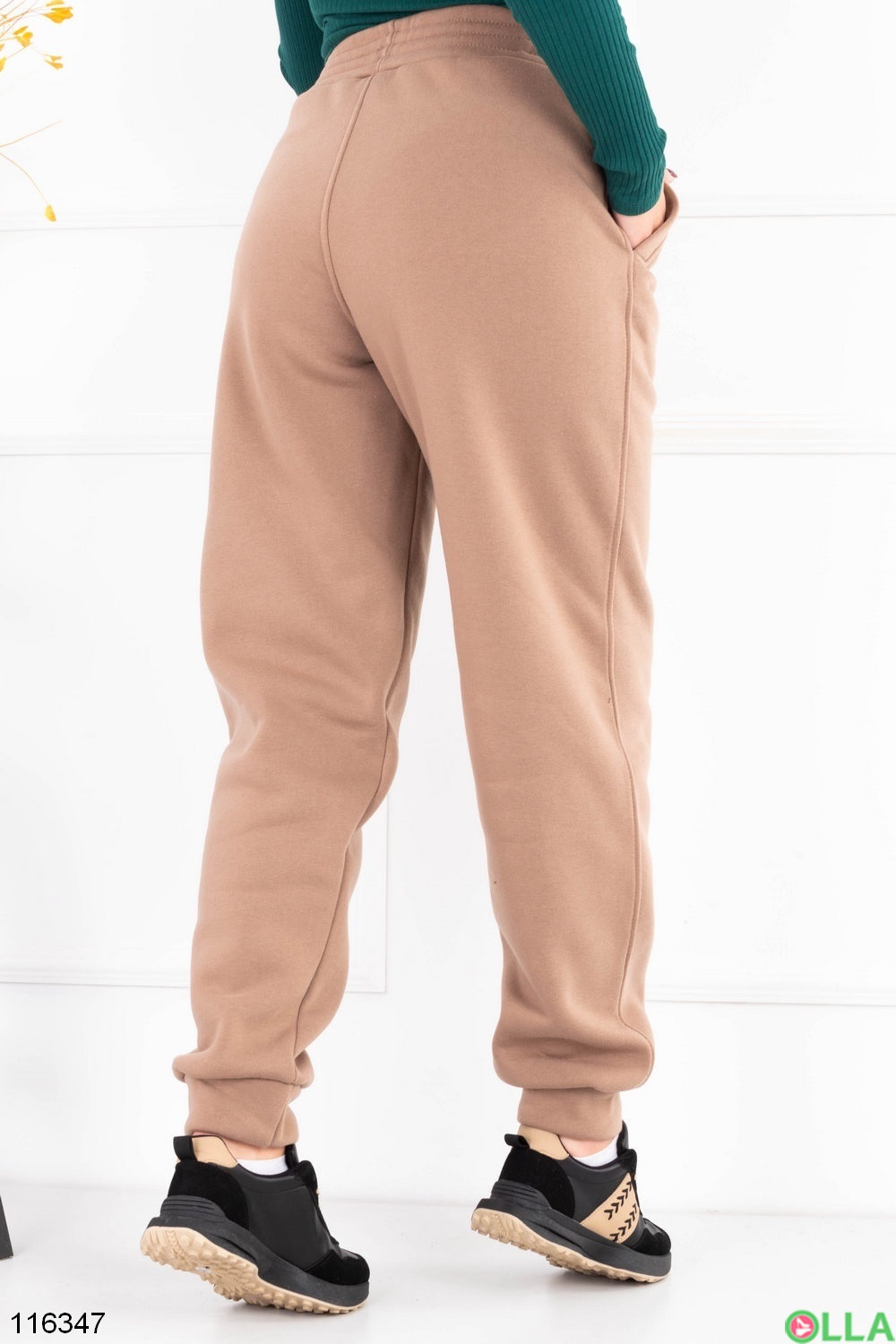 Women's warm beige sweatpants batal И-002-1 - buy cheap in the