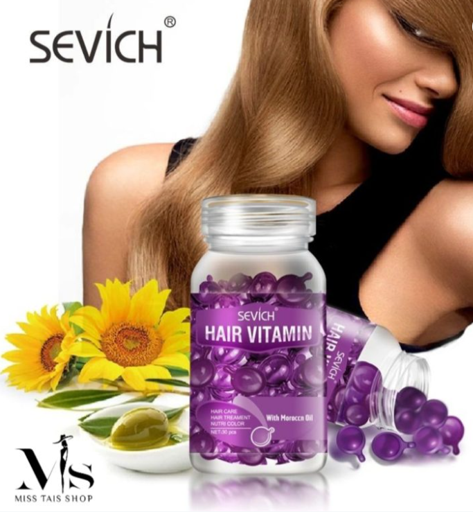 Капсули для волосся «СТОП-Пошкодження» Vitamin With Morocan Oil, 30 капсул 