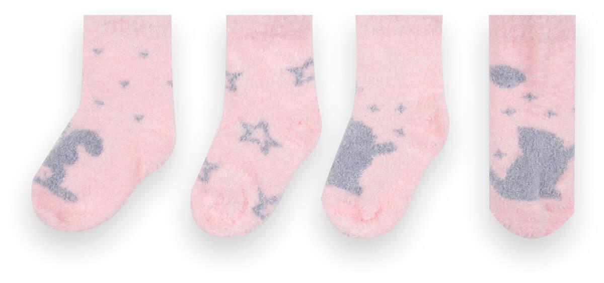 Детские Gabbi махровые носки для девочки NSD-285 размер (90285) Розовый