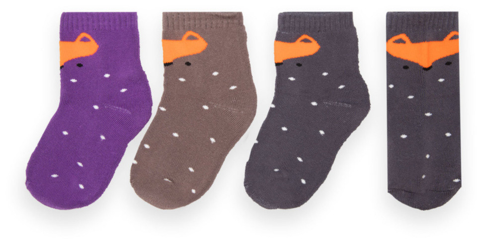 Детские носки для девочки NSD-373 махровые размер ( от 1-2 лет) (90373) Черный