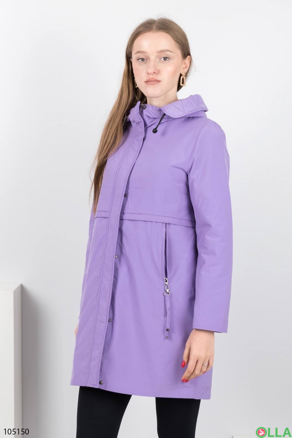 Женская фиолетовая куртка